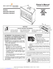 Hearth And Home Technologies RBV4236IH Owner's Manual