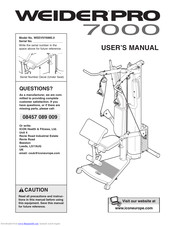 Weider Pro 7000 User Manual