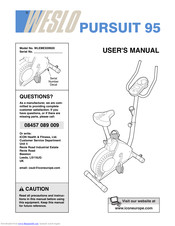 Weslo Pursuit 95 Manual