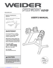 Weider Speed Wt 120 User Manual