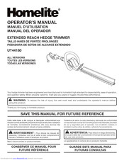 Homelite UT44180 Operator's Manual
