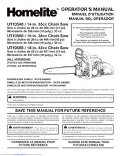Homelite UT10588 Operator's Manual