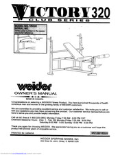 Weider VB320 Manual