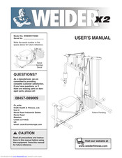 Weider WEEMSY70080 Manual