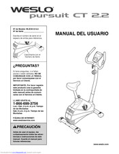 Weslo Pursuit CT 2.2 Manual Del Usuario