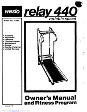 Weslo Relay 440 Manual