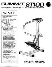 Weslo WL100522 Manual