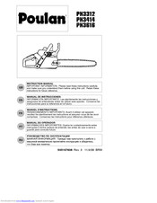 Poulan Pro PN3414 Instruction Manual