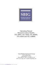 Santa Barbara Instrument Group STL-6303E Operating Manual