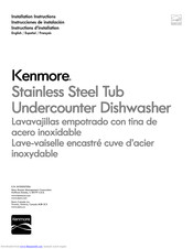 Kenmore 66513255K113 Installation Instructions Manual