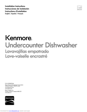 Kenmore 66515023K110 Installation Instructions Manual