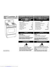 Kenmore 66575842005 Installation Instructions Manual