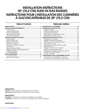 Jenn-Air JGS8850CDB01 Installation Instructions Manual