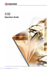 Kyocera EP 470DN Operation Manual