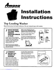 Amana NAV6800AWW Installation Instructions Manual
