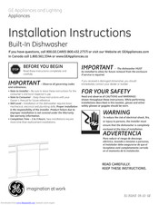 GE GLDT696D00SS Installation Instructions Manual