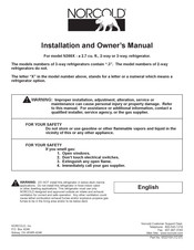 Norcold N300X User Manual