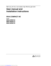 Biasi RIVA COMPACT HE M96.28SM/C2 User Manual And Installation Instructions