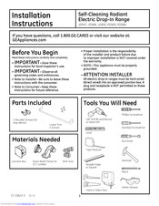 GE PD900 Installation Instructions Manual