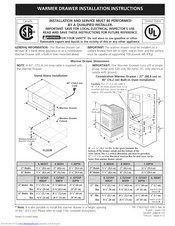 Frigidaire FPWD2785KFA Installation Instructions Manual