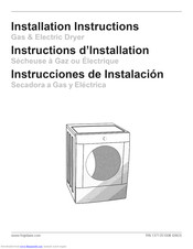 Frigidaire GLGQ2170KS0 Installation Instructions Manual