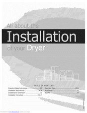 Frigidaire FASE7073LN0 Installation Manual