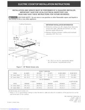 Frigidaire GLEC36S9ESB Installation Instructions Manual