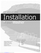 Frigidaire FAFS4073NR0 Installation Manual