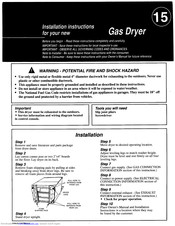 Fisher & Paykel DG60FA27AW2-96979 Installation Instructions Manual