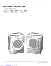 Crosley CFW4500KW0 Installation Instructions Manual