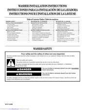 Estate ETW4400VQ1 Installation Instructions Manual