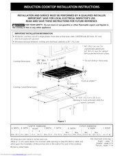 Electrolux E30IC75FSS1 Installation Instructions Manual