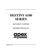 Apex Digital DESTINY 6100 SERIES Owner's Manual
