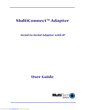 Multitech MultiConnect Adapter User Manual