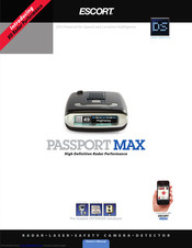 Escort Passportmax Owner's Manual