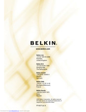 Belkin F1U400uk User Manual