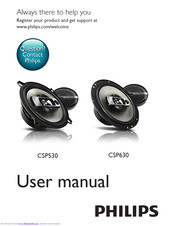 philips CSP630 User Manual