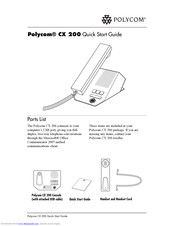 Polycom CX 200 Quick Start Manual