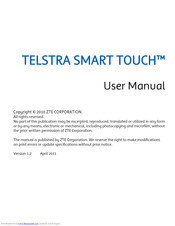 Zte TELSTRA SMART TOUCH User Manual