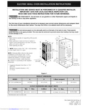 Electrolux E30EW85ESS2 Installation Instructions Manual