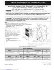 Electrolux E30EW85GPS5 Installation Instructions Manual