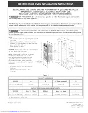 Electrolux EW30EW55GS3 Installation Instructions Manual