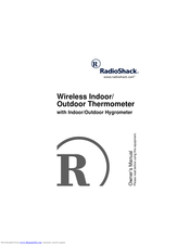 Radio Shack Wireless Indoor/Outdoor Thermometer Owner's Manual
