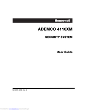 Honeywell 6150 - Ademco Fixed - Display Keypad User Manual