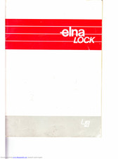 ELNA Lock L4 Instruction Manual