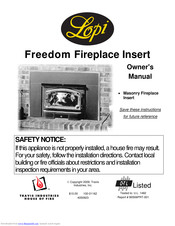 Lopi Lopi Freedom ND Owner's Manual
