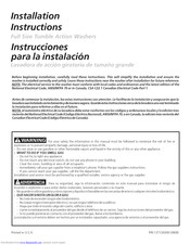 White-Westinghouse WTF330HS1 Installation Instructions Manual