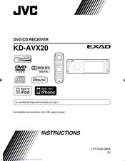 JVC Exad KD-AVX20 Instructions Manual