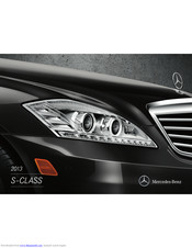 Mercedes-benz 2013 S600 Booklet