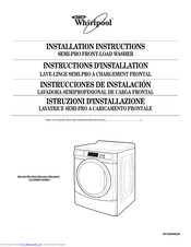 Whirlpool 3LCHW9100WQ0 Installation Instructions Manual